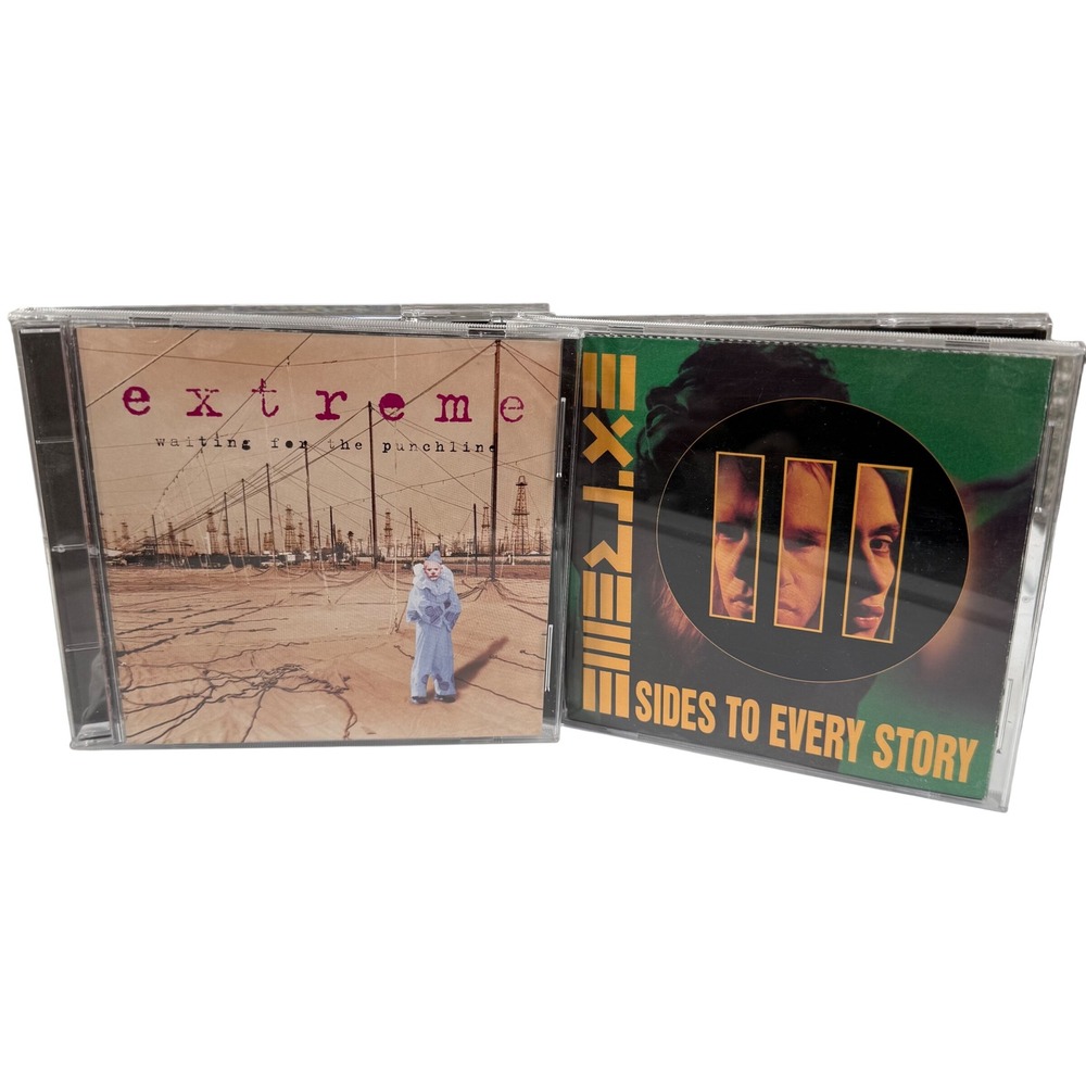 Extreme III Sides to Every Story Waiting for the Punchline CD Lot 90s Rock Music
